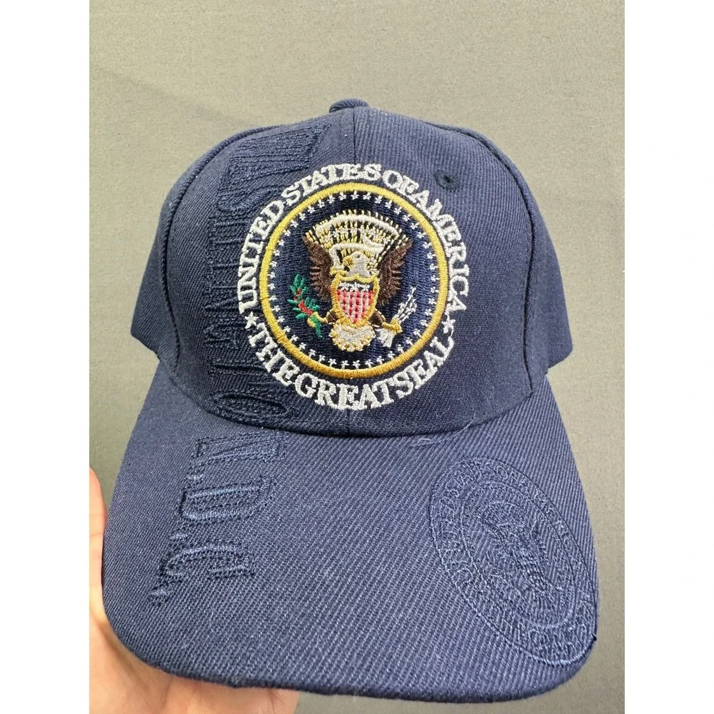 Cedar Sports Great Seal of the United States Navy Blue Washington DC Hat Cap